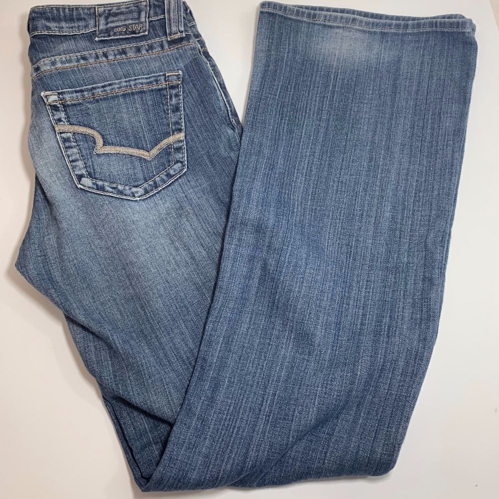 Big Star Maddie Distressed Boot Cut Jeans …